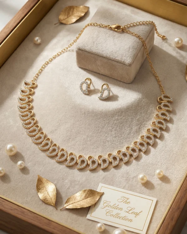 Elegant Gold Jewellery Set
