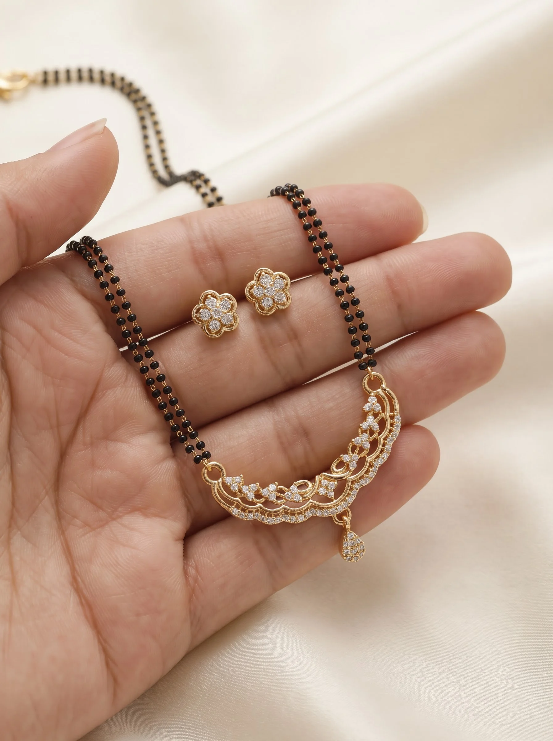 Double Chain Mangalsutra - Image 3