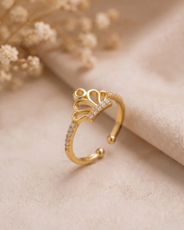 Royal Crown Adjustable Ring