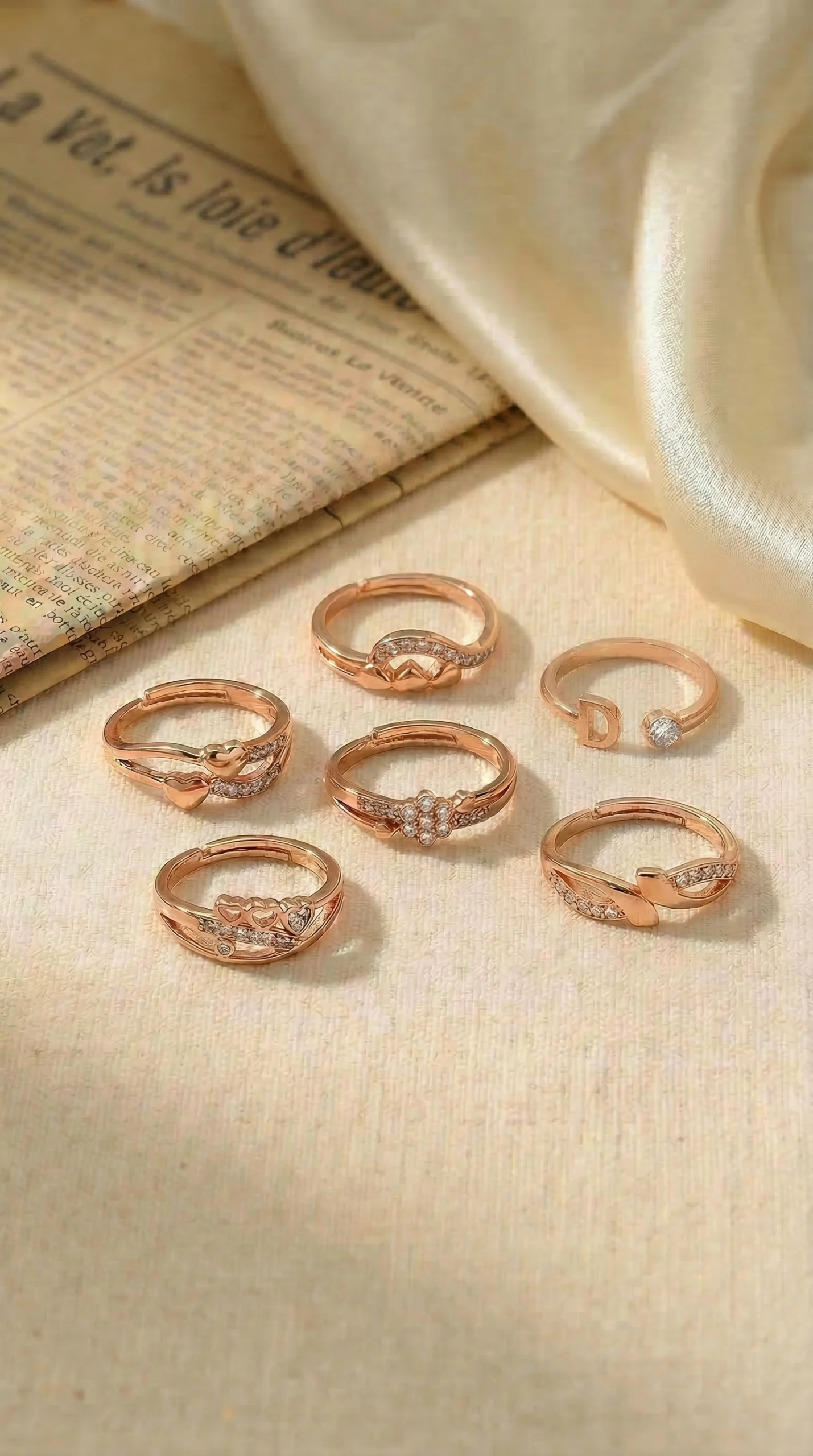 Luxury Rose Gold Ring