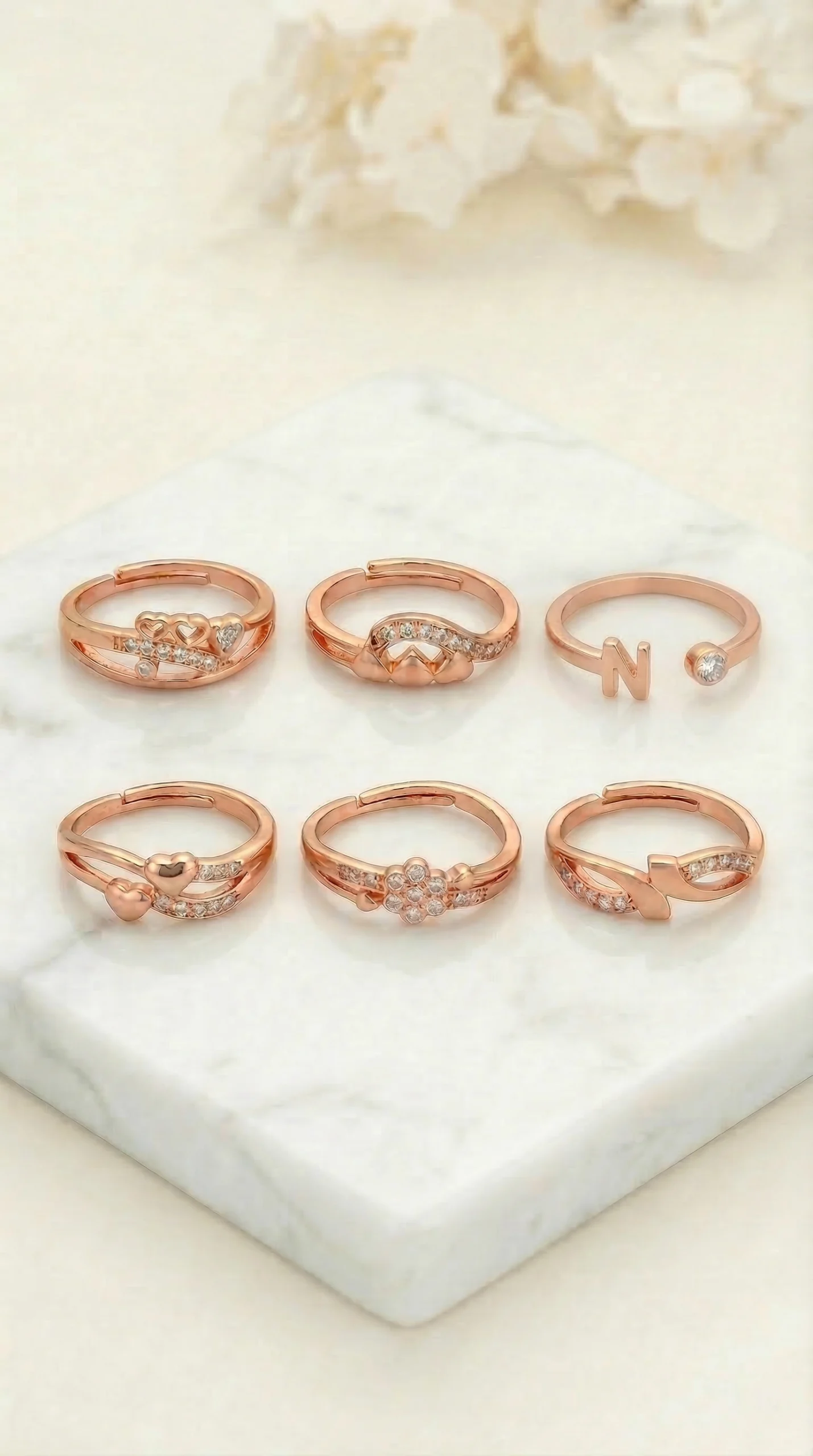Stylish Rose Gold Ring