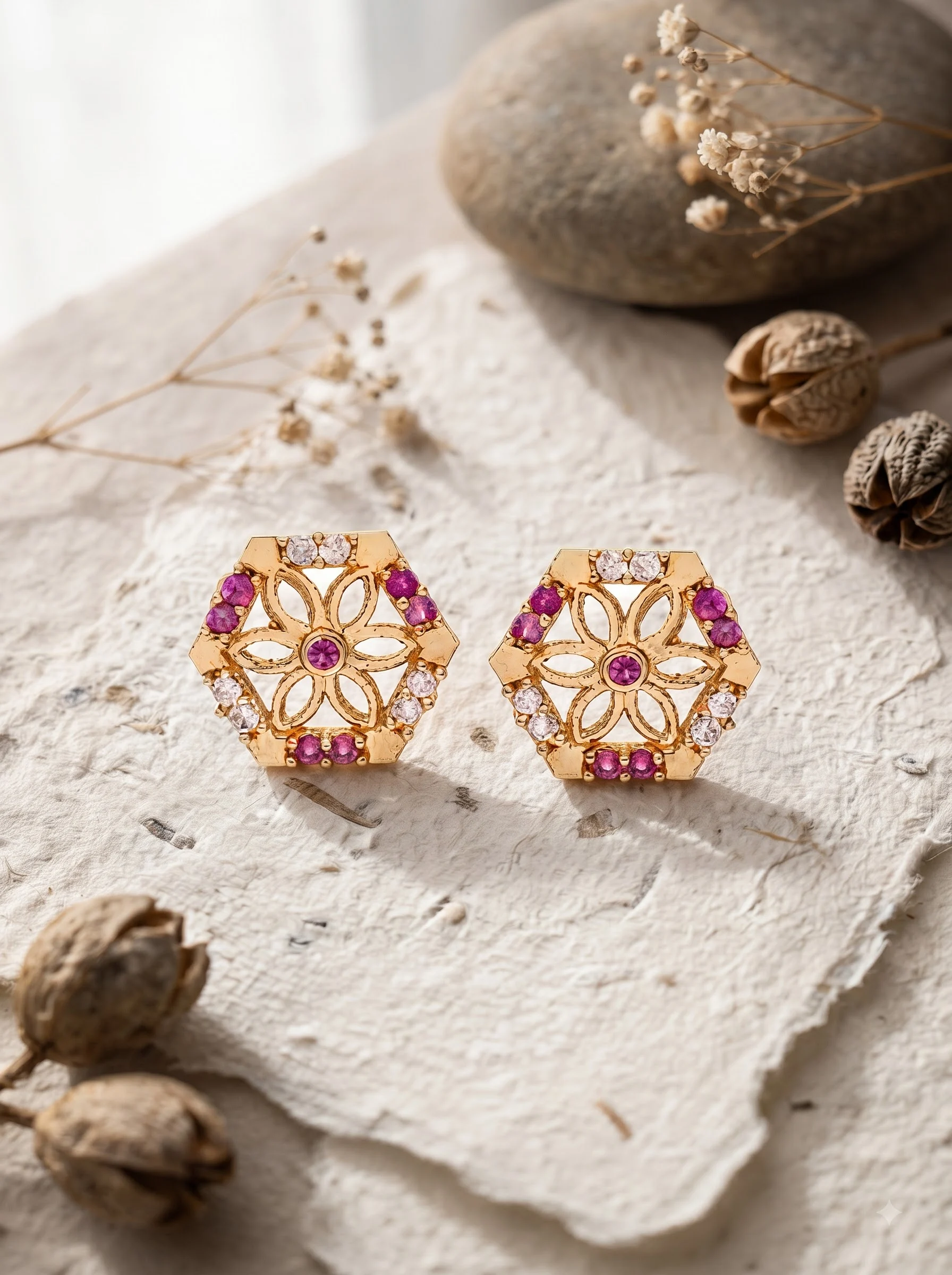 Classic Gold Earrings