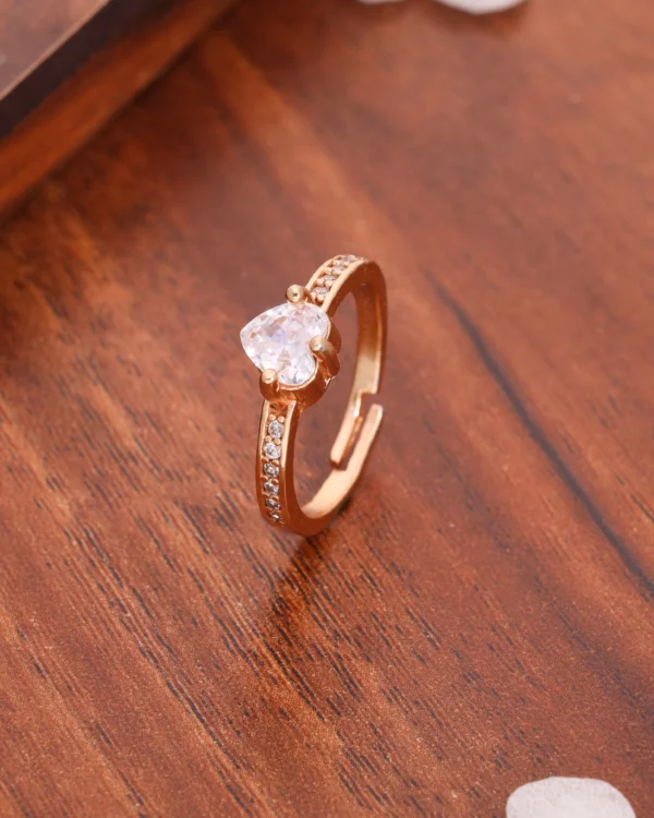 Floral Rose Gold Ring