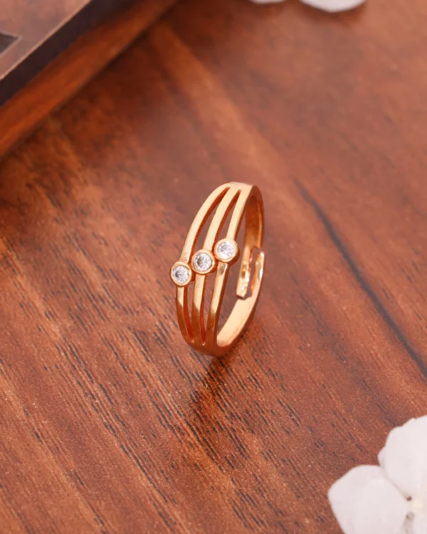 Modern Rose Gold Ring