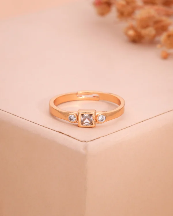 Minimal Rose Gold Ring