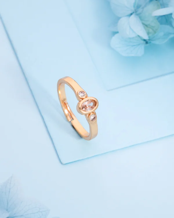 Contemporary Rose Gold Ring
