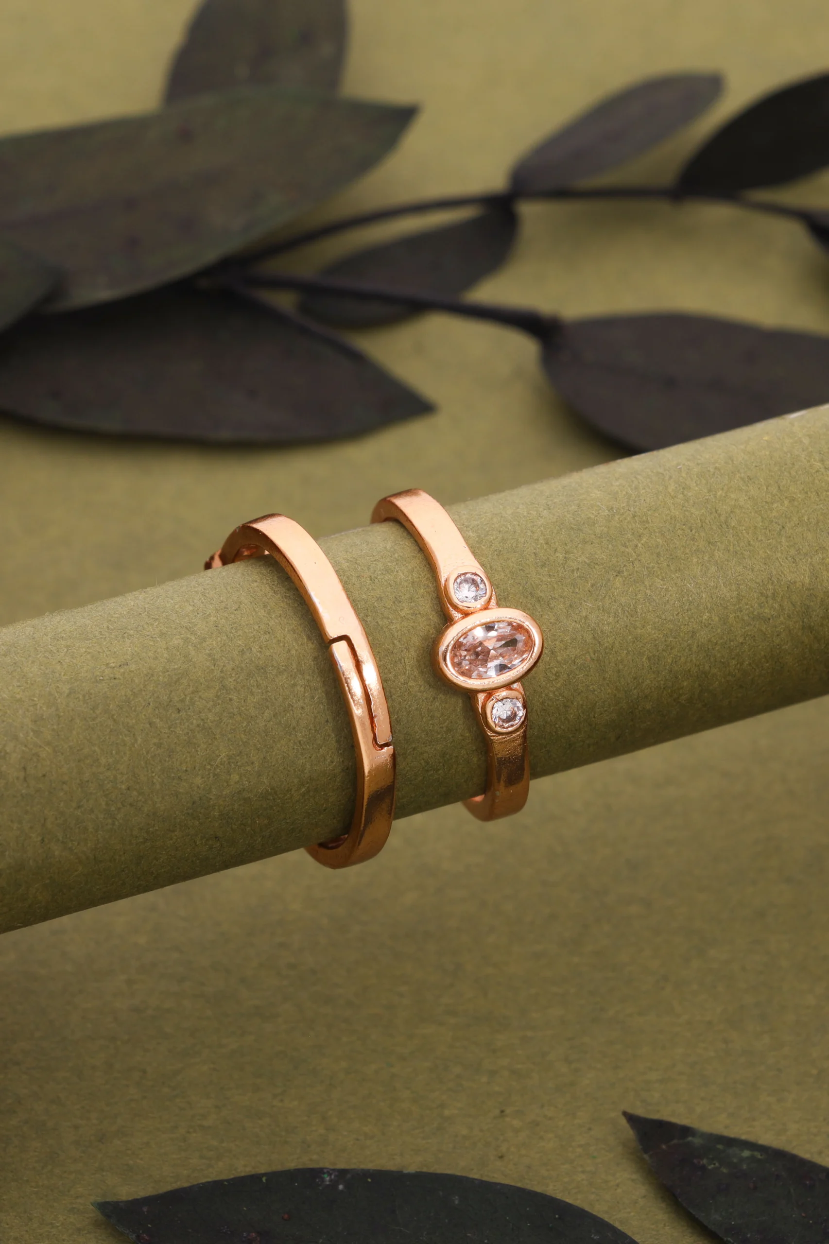 Contemporary Rose Gold Ring - Image 4