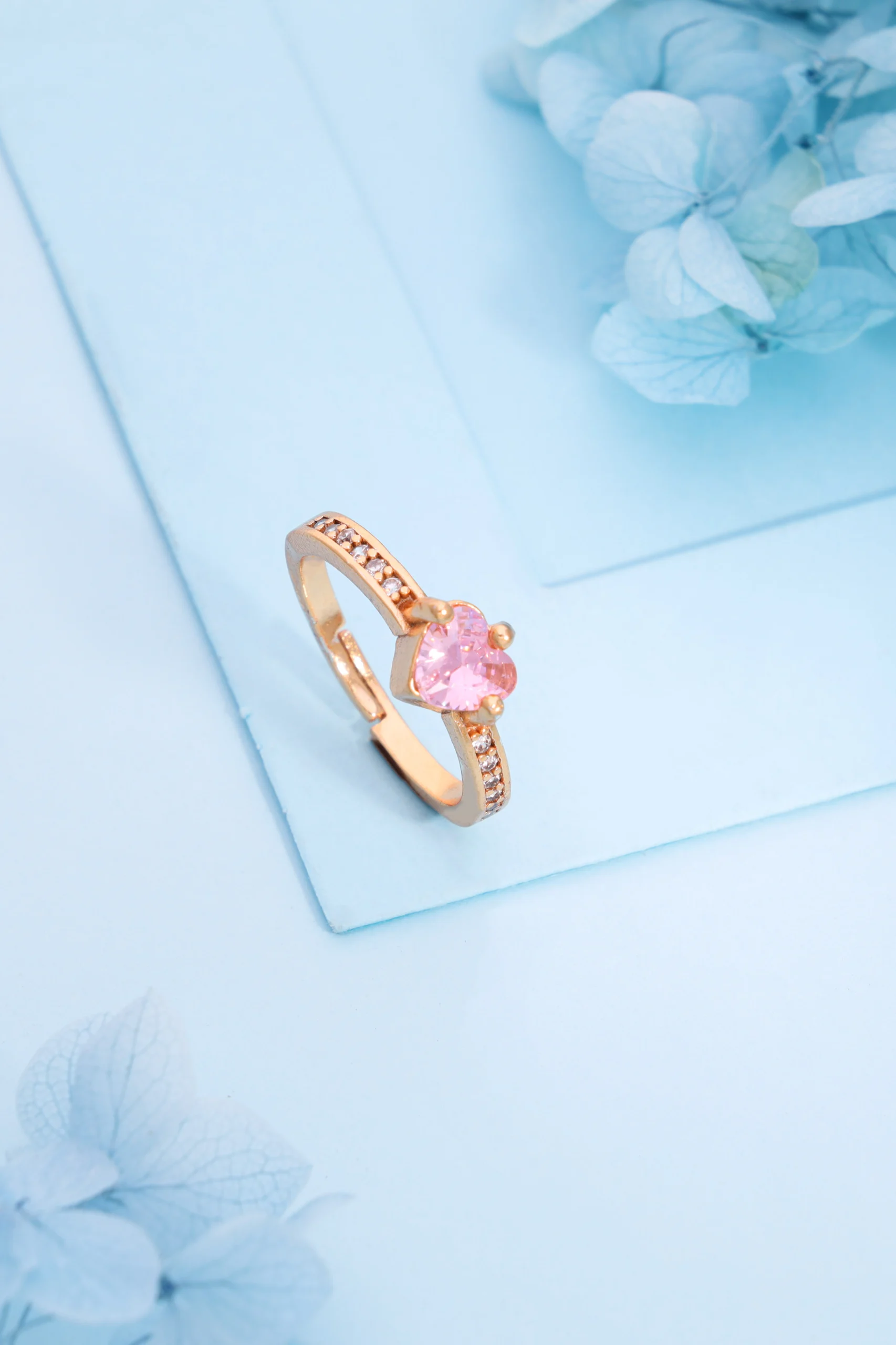 Designer Rose Gold Ring - Image 2