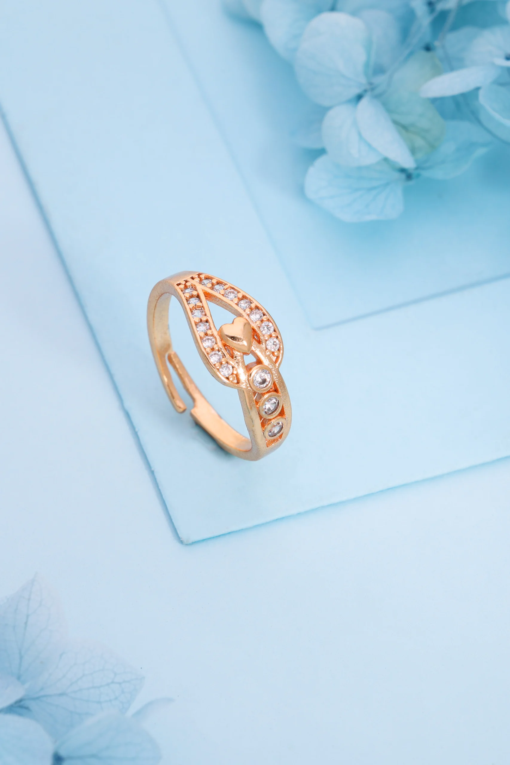 Opulent Rose Gold Ring - Image 2