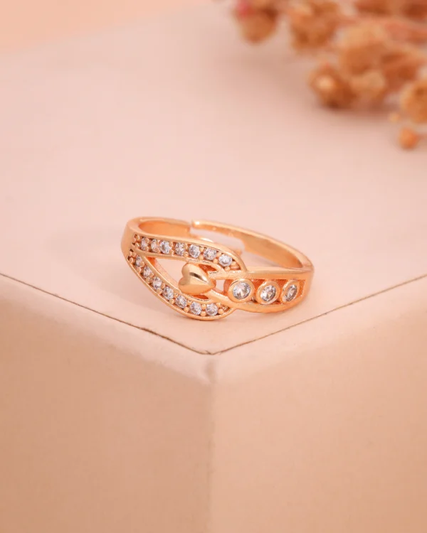 Opulent Rose Gold Ring