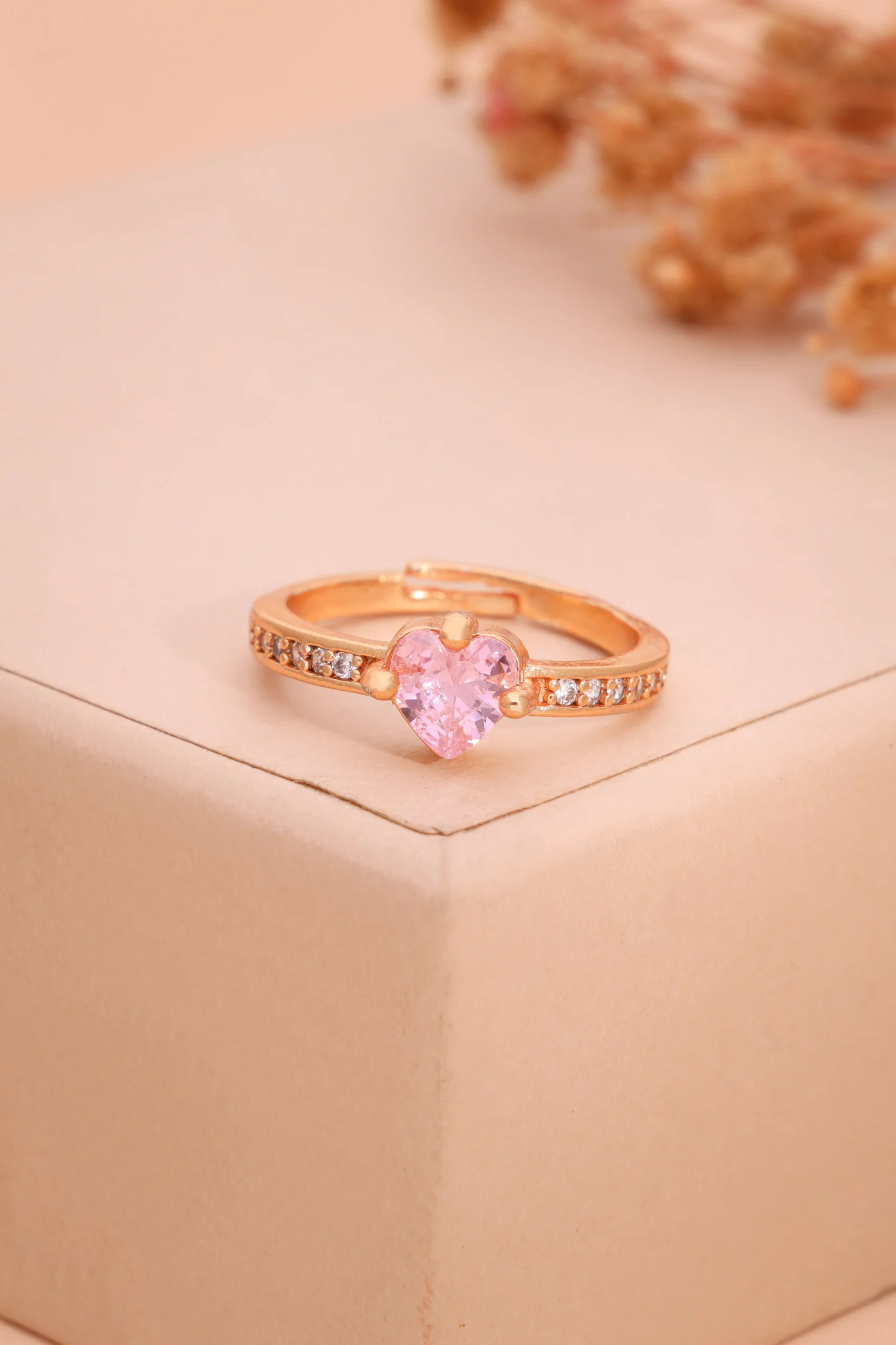 Designer Rose Gold Ring - Image 3