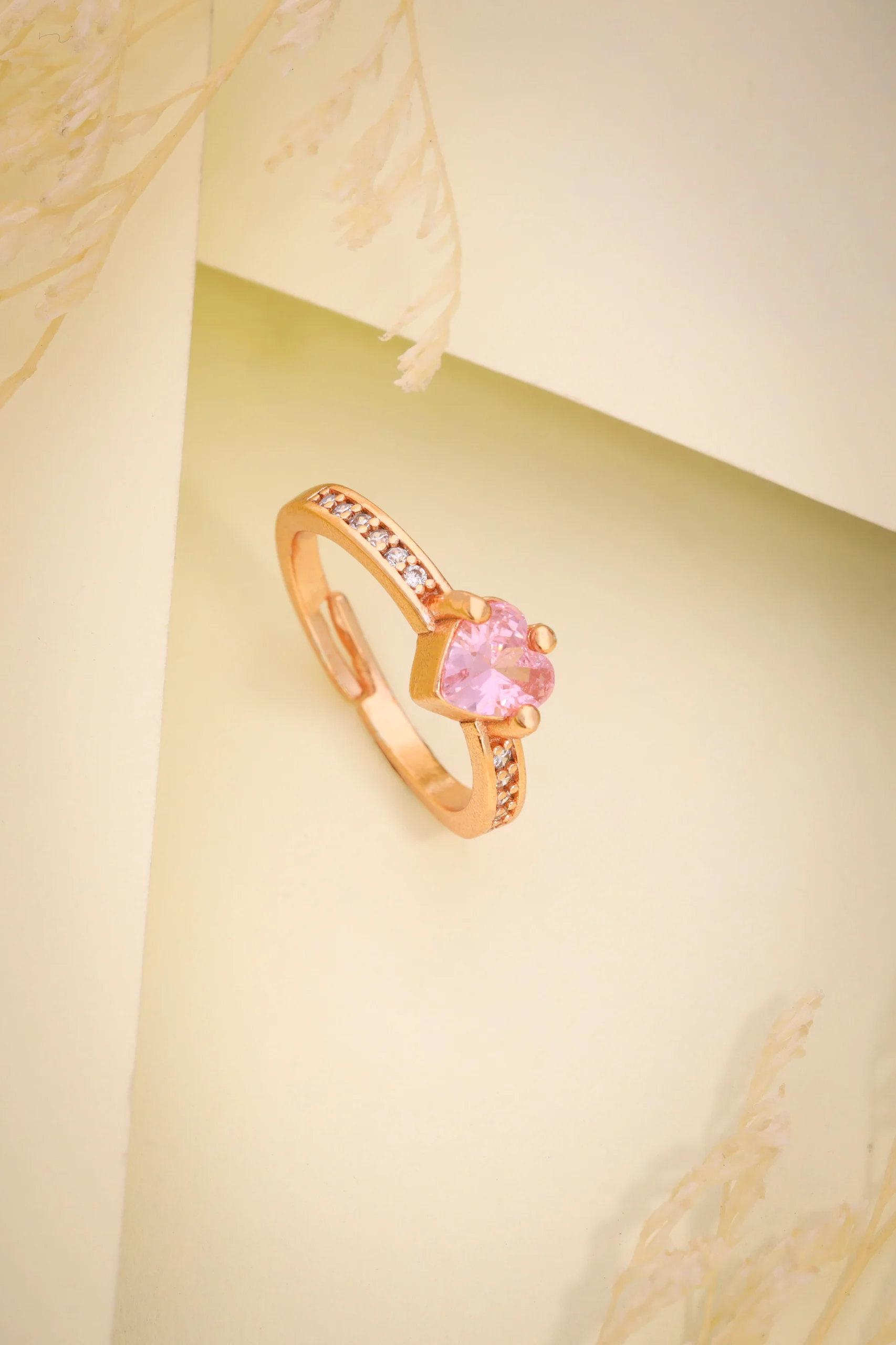 Designer Rose Gold Ring - Image 4