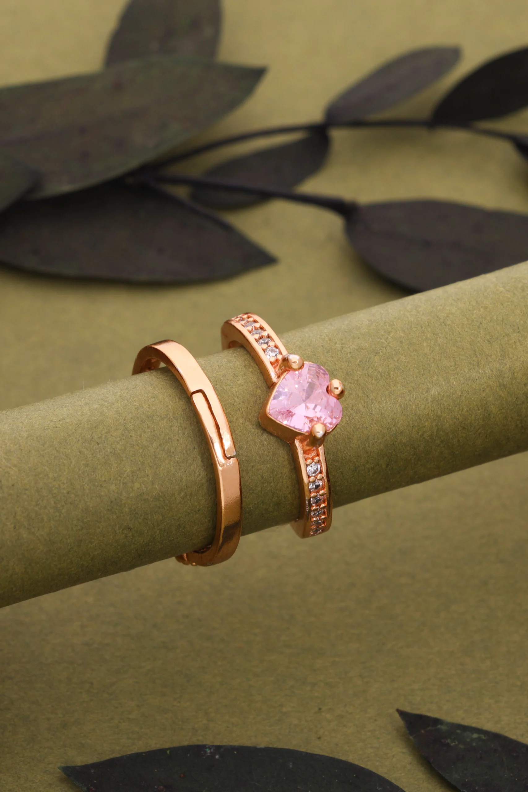 Designer Rose Gold Ring - Image 5