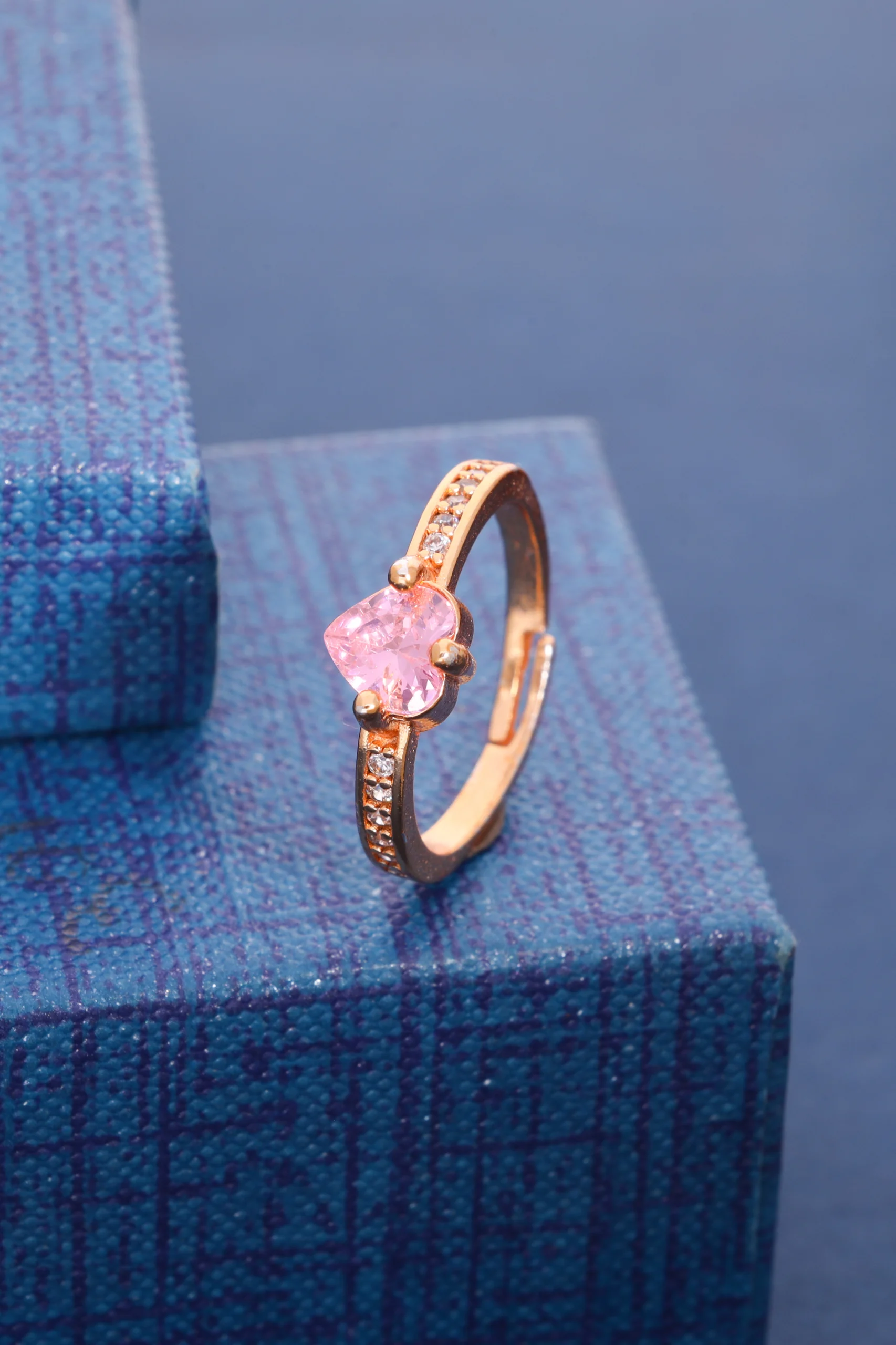 Designer Rose Gold Ring