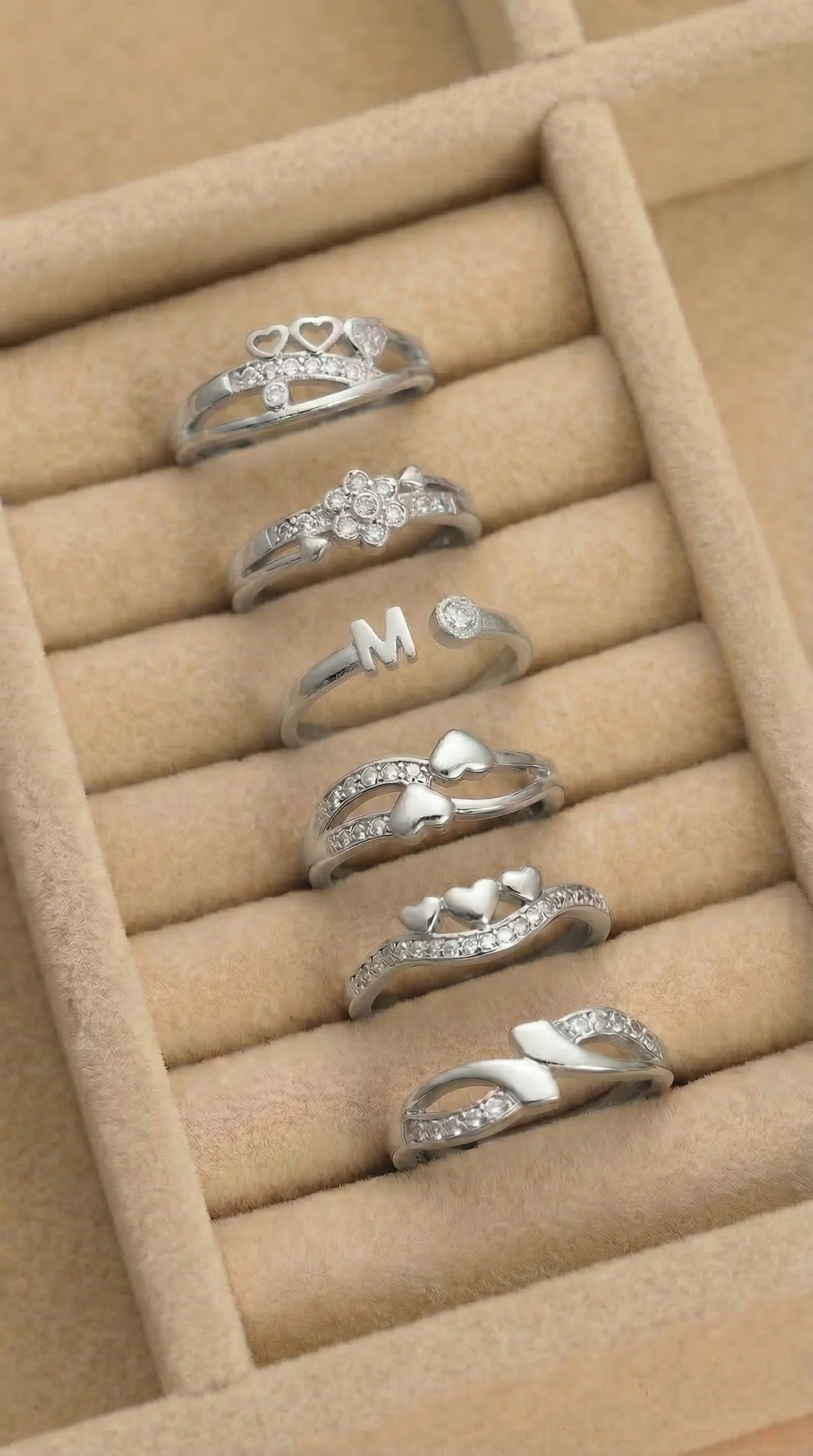 Modern Silver Ring - Image 5