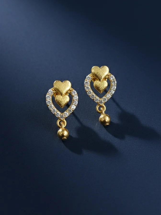 Designer Gold Earrings