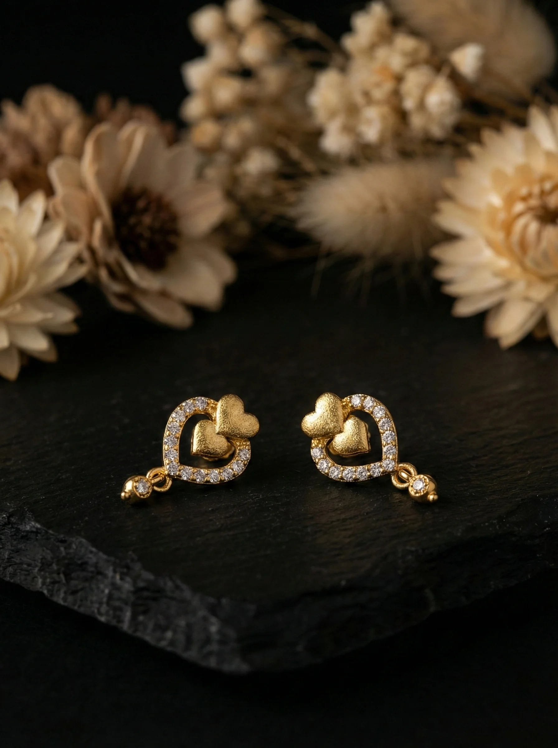 Designer Gold Earrings - Image 6