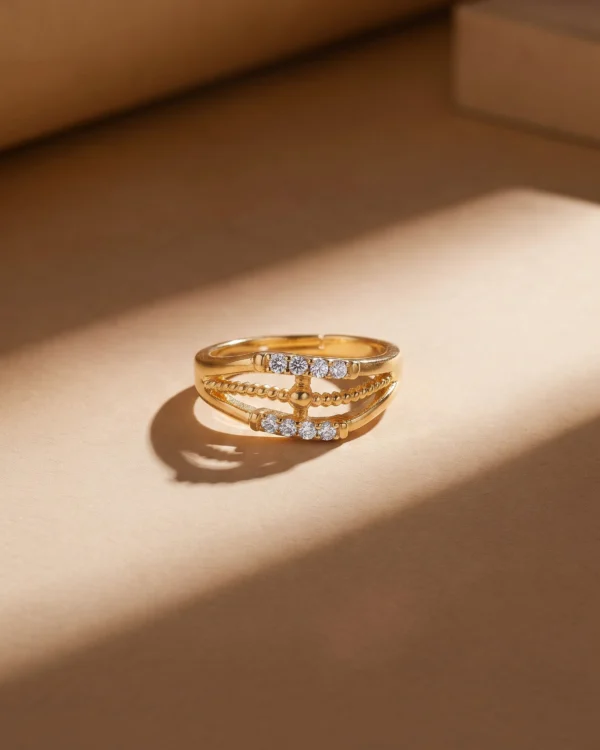 Radiant Gold Ring