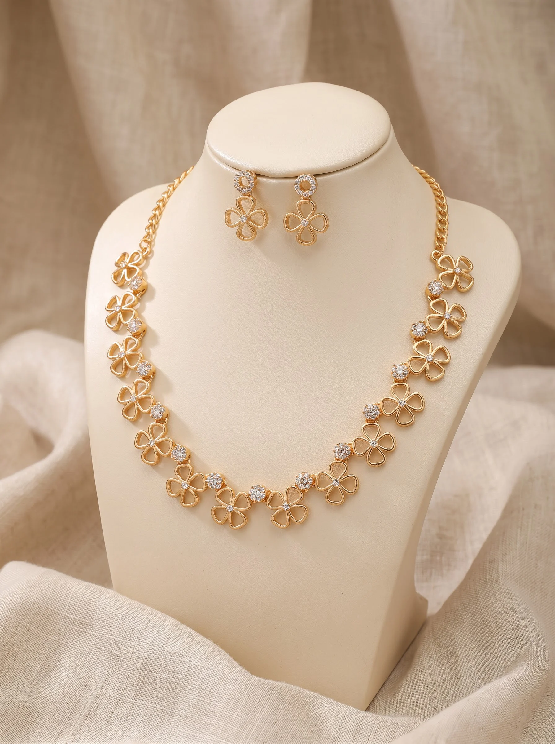 Traditional Gold Necklace Set