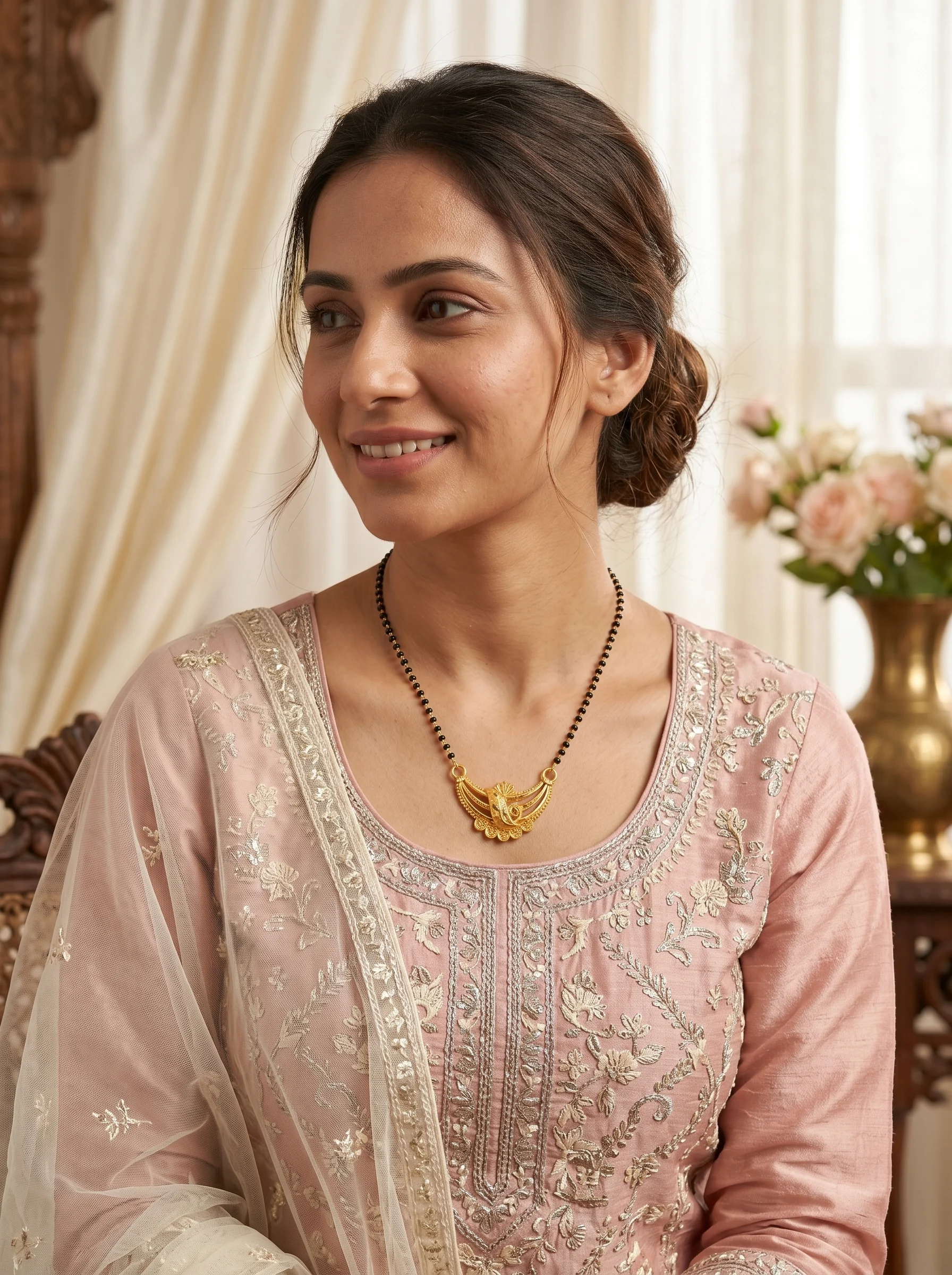 Gold Pendant Traditional Mangalsutra - Image 5