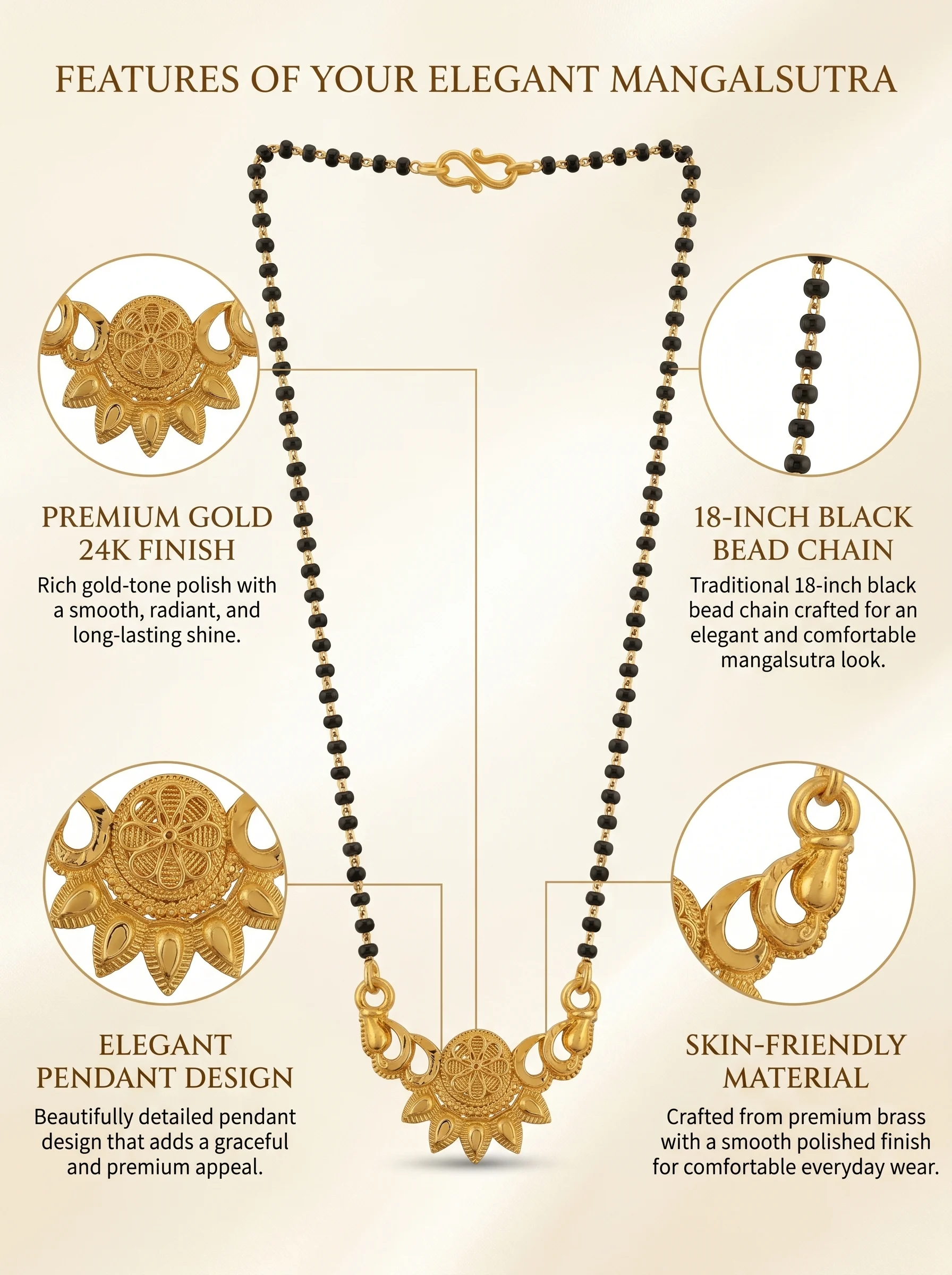 Classic Indian Mangalsutra - Image 7