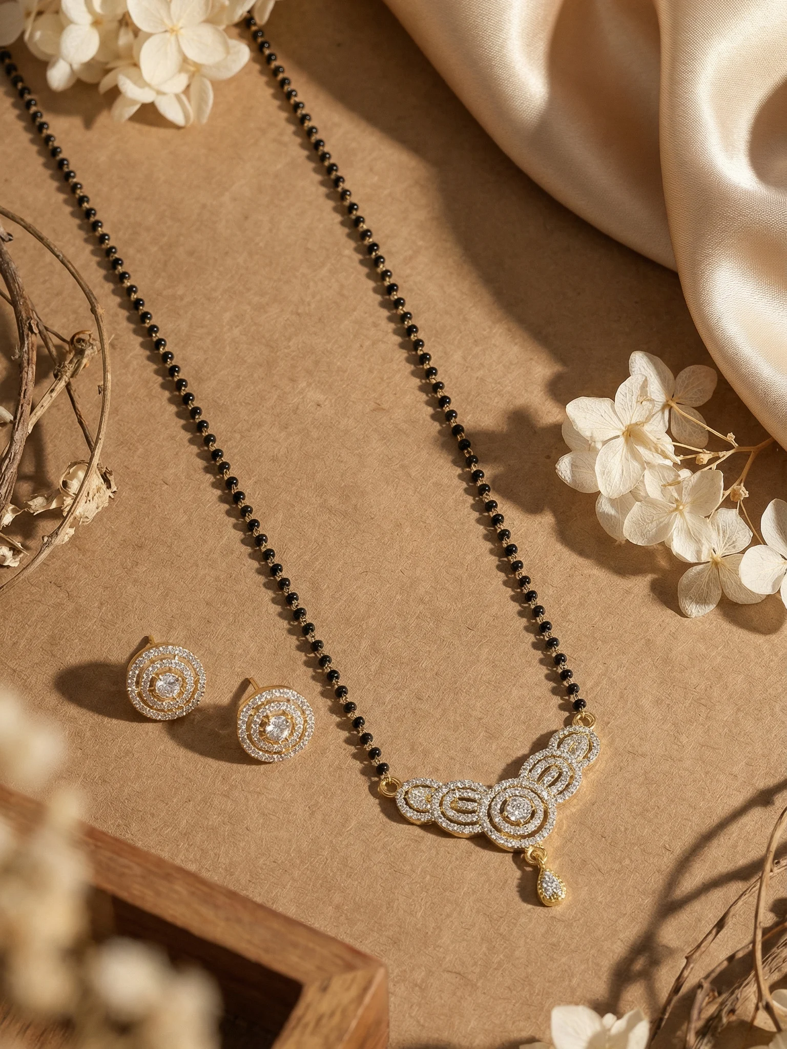Modern Single Bead Mangalsutra - Image 5