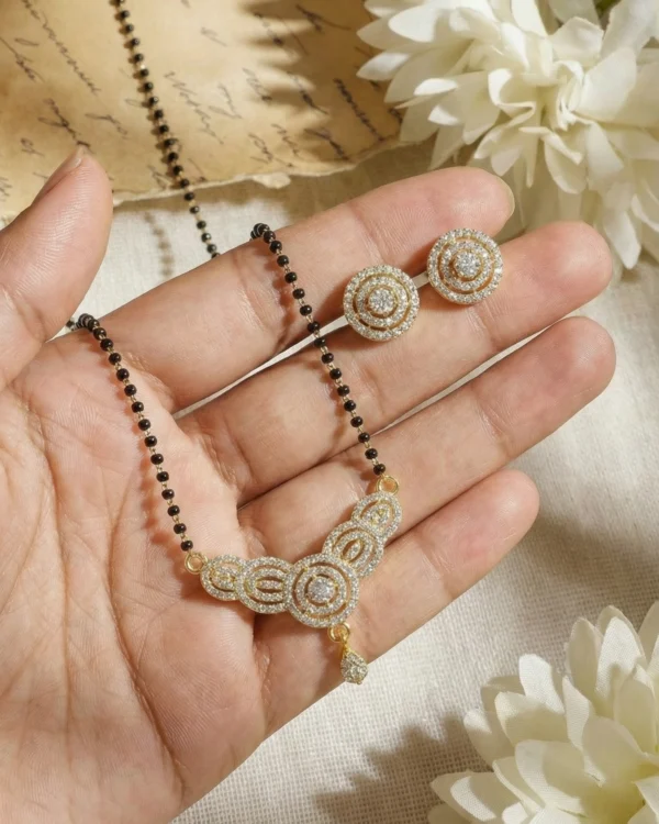 Modern Single Bead Mangalsutra