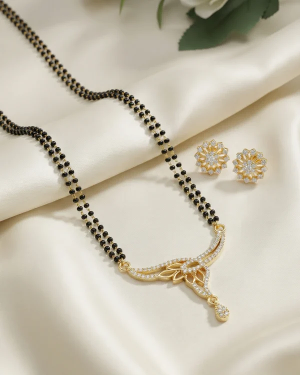 Diamond Look Mangalsutra Set
