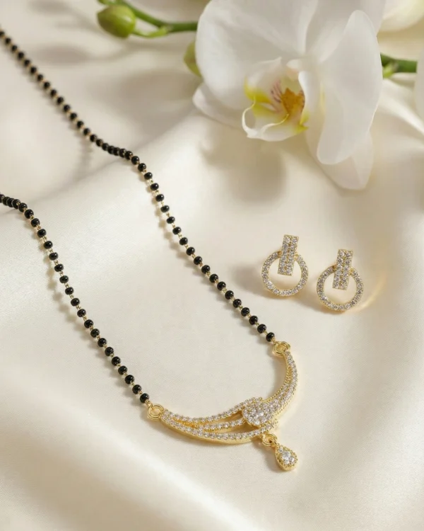 Modern Gold Mangalsutra Set
