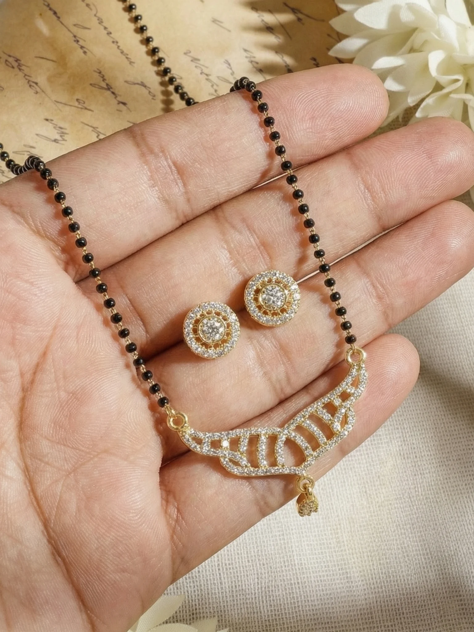 Luxury Gold Mangalsutra - Image 5