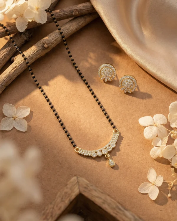 Designer Gold Mangalsutra Set