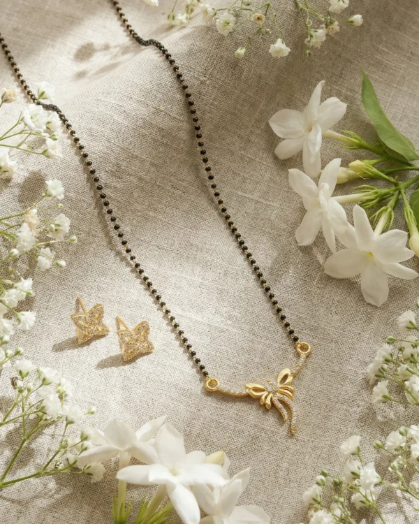 Modern Single Bead Mangalsutra