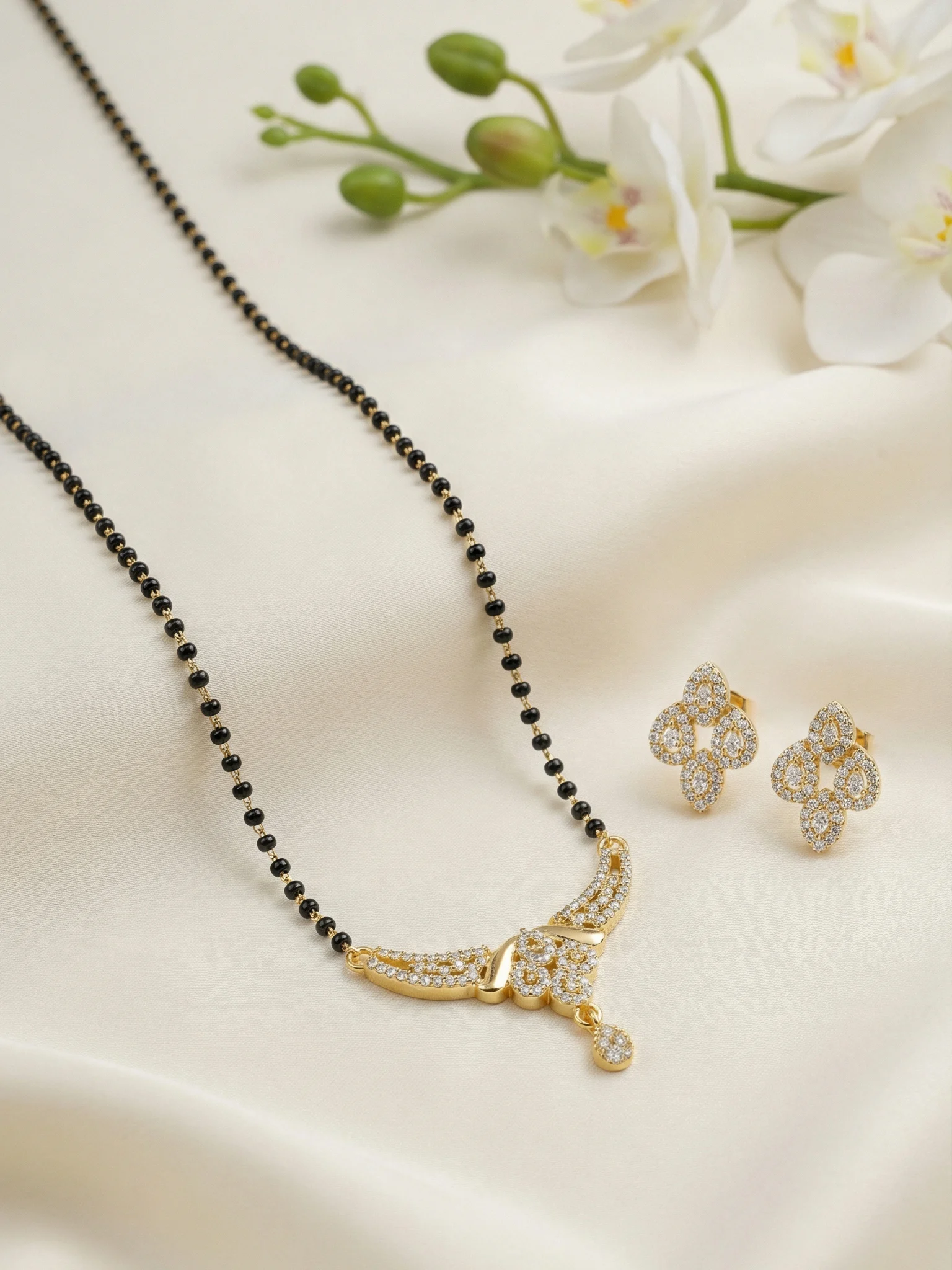 Designer Single Bead Mangalsutra - Image 2