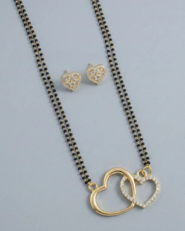 Sparkle Floral Mangalsutra Set