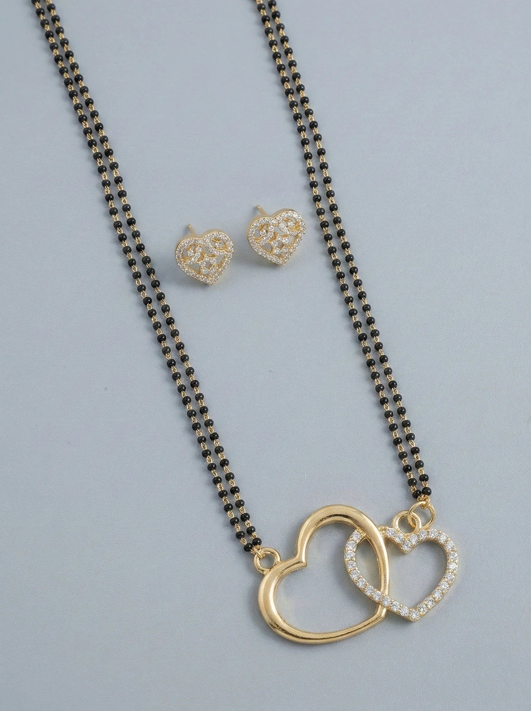 Sparkle Floral Mangalsutra Set