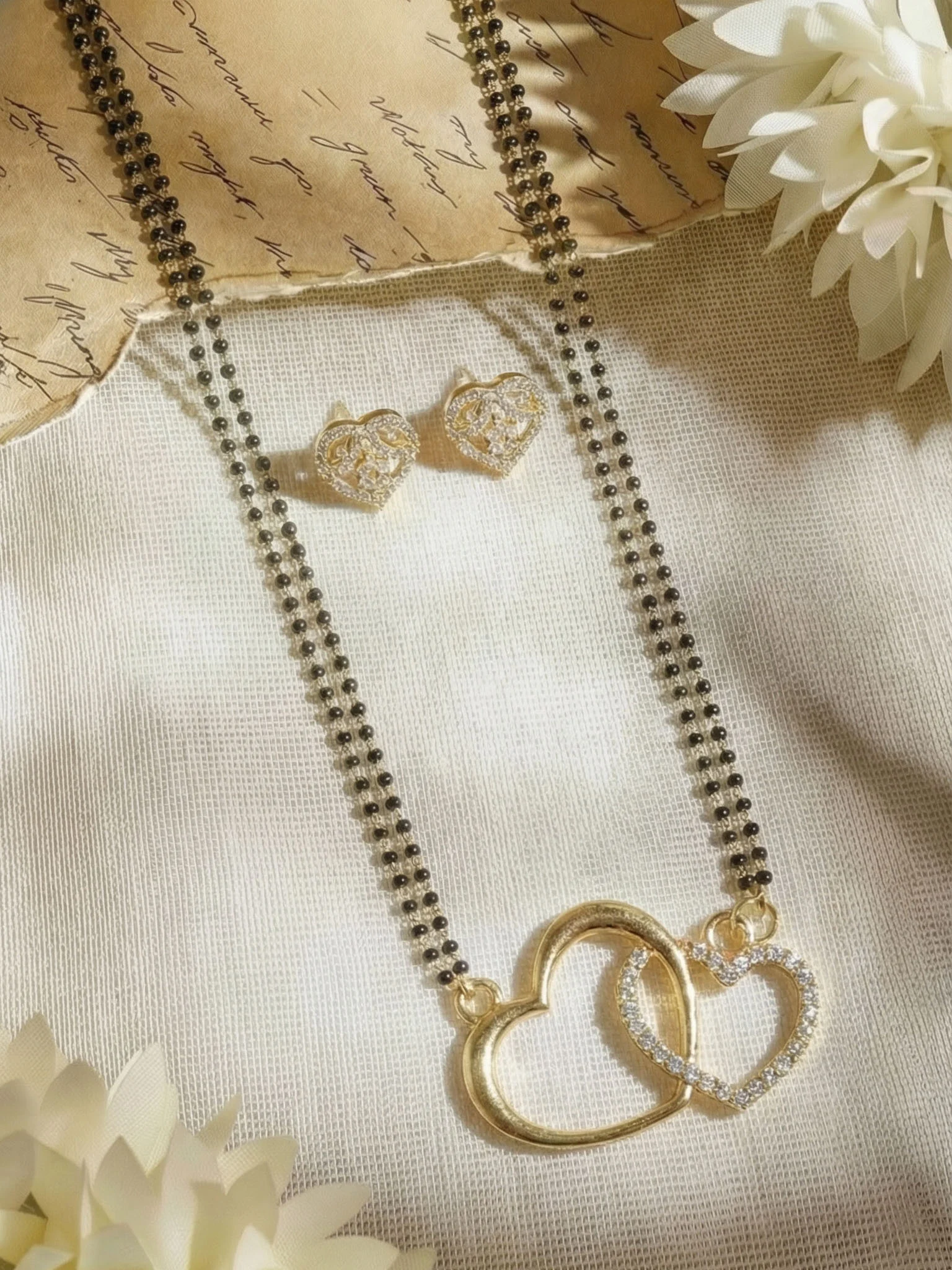 Sparkle Floral Mangalsutra Set - Image 6