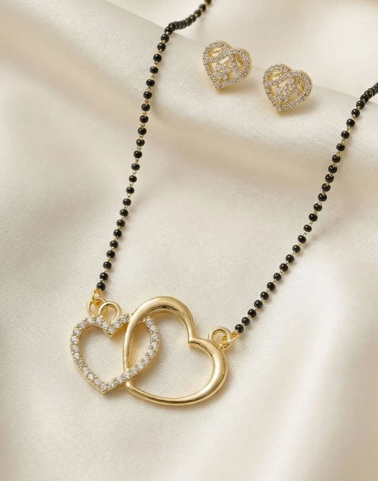 Modern Gold Mangalsutra Set - Image 3