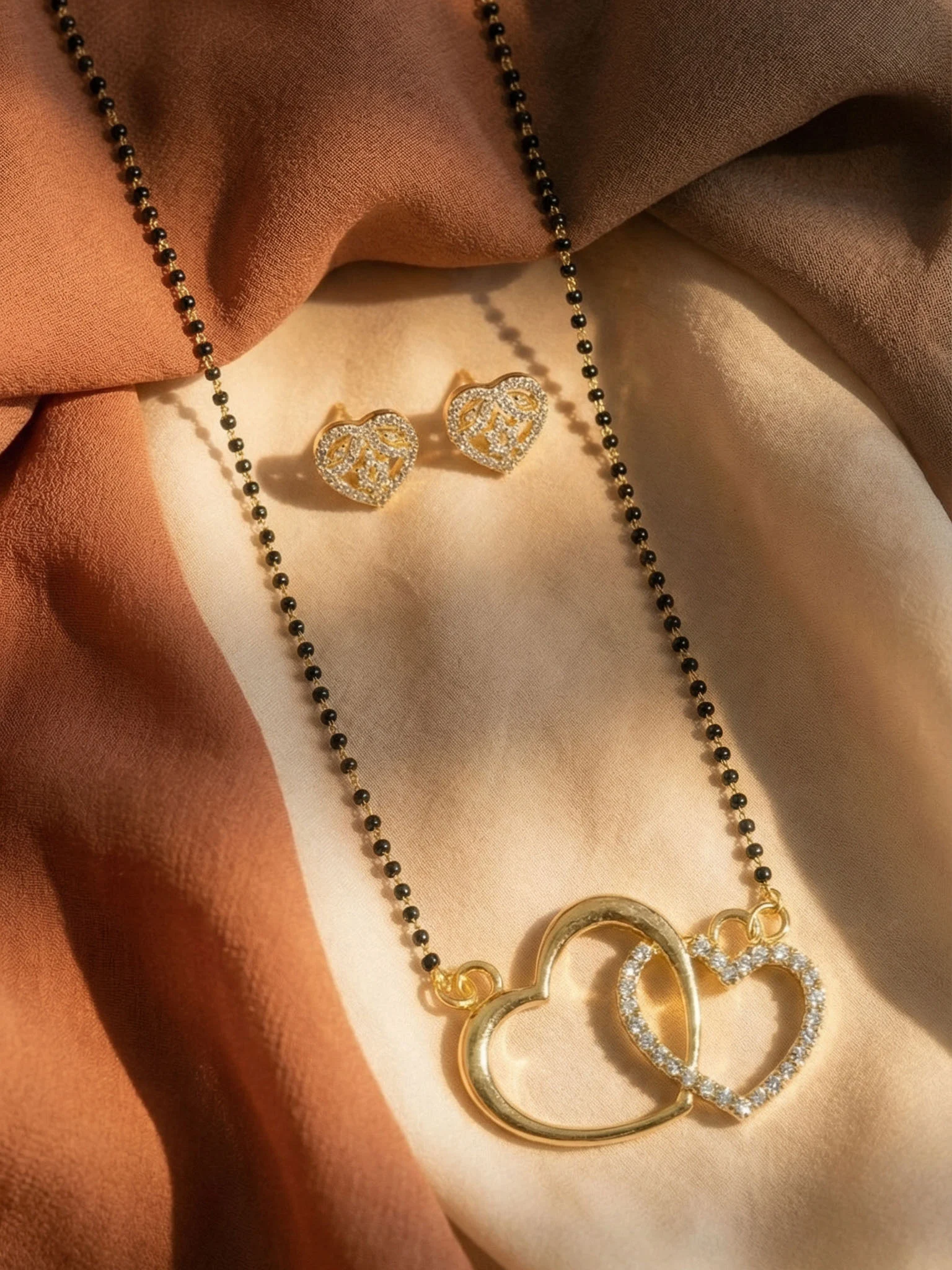 Modern Gold Mangalsutra Set