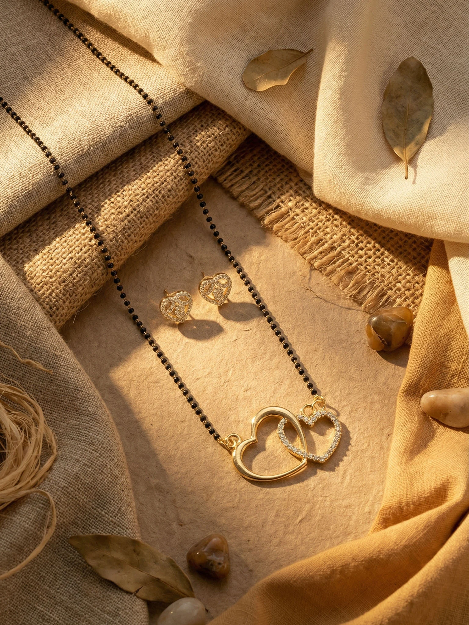 Modern Gold Mangalsutra Set - Image 4