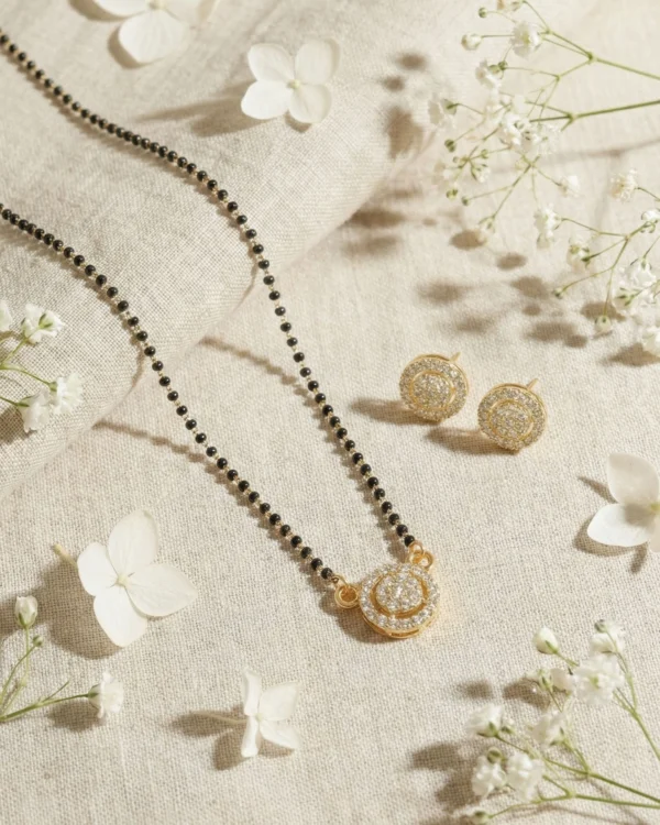 Floral Pendant Mangalsutra