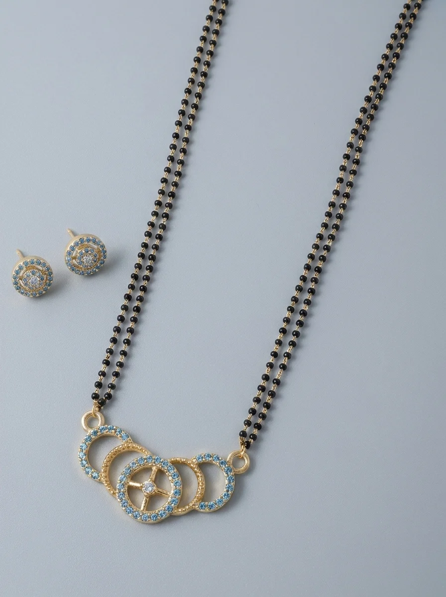 Premium Stone Gold Mangalsutra - Image 2