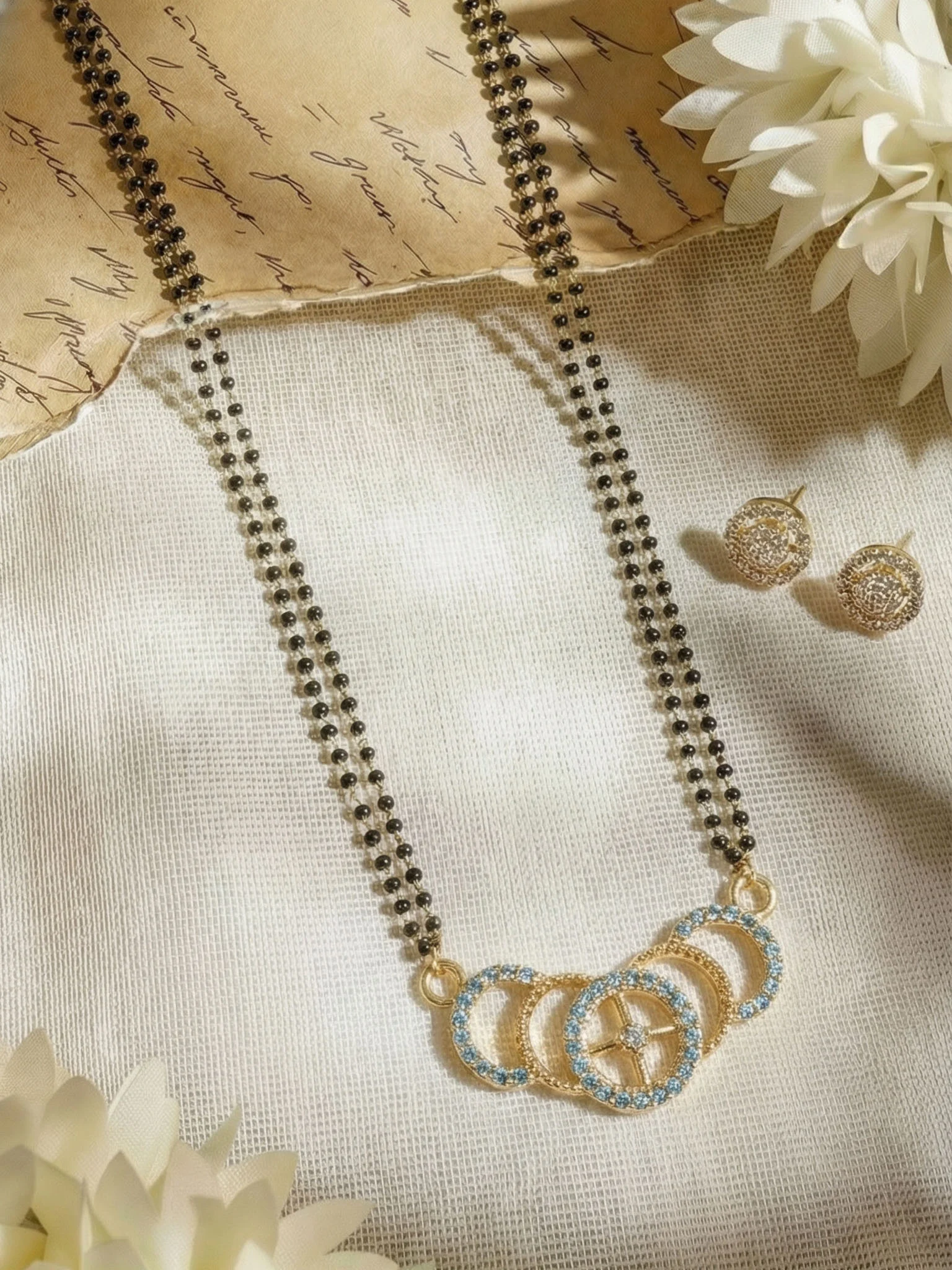 Premium Stone Gold Mangalsutra - Image 6