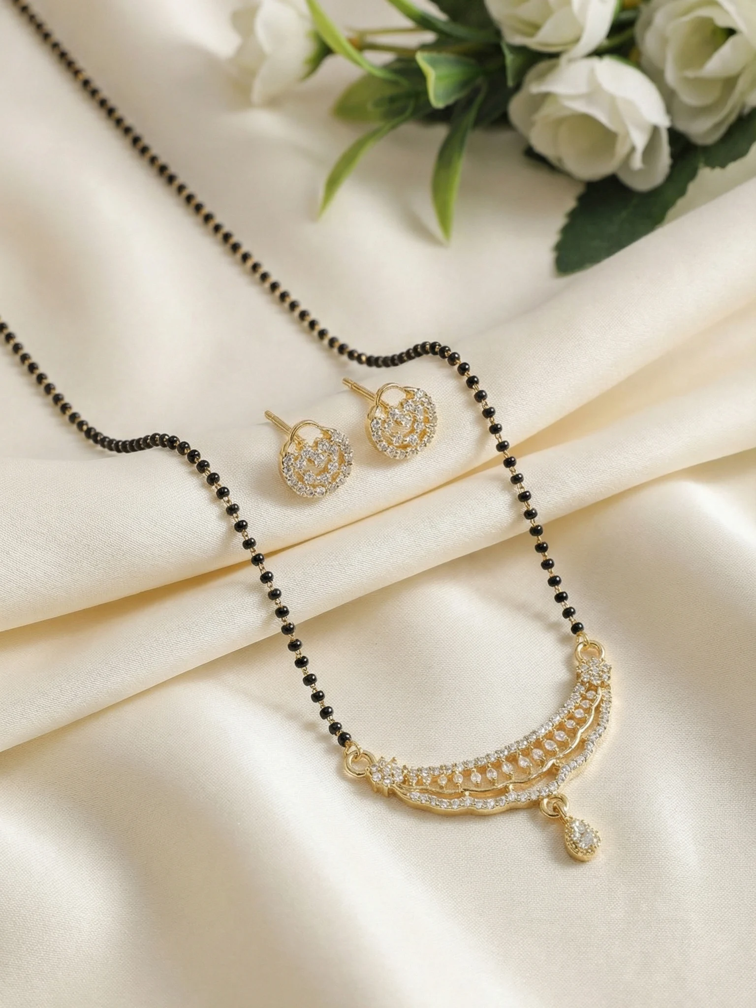 Stone Studded Mangalsutra - Image 3