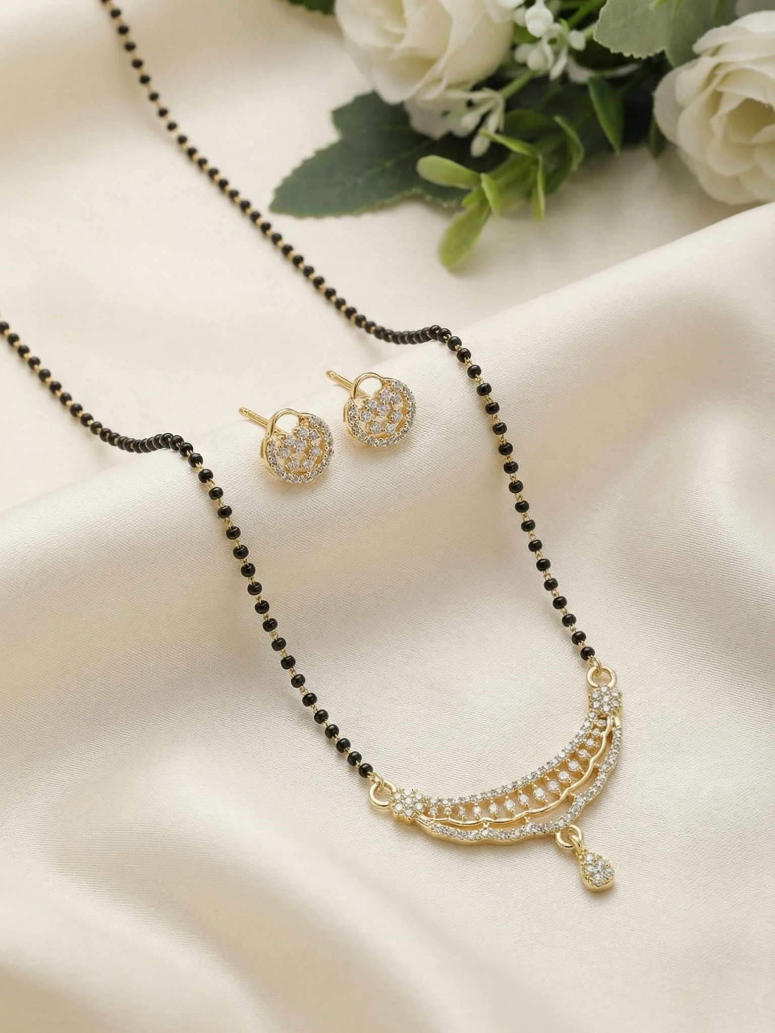 Stone Studded Mangalsutra - Image 4