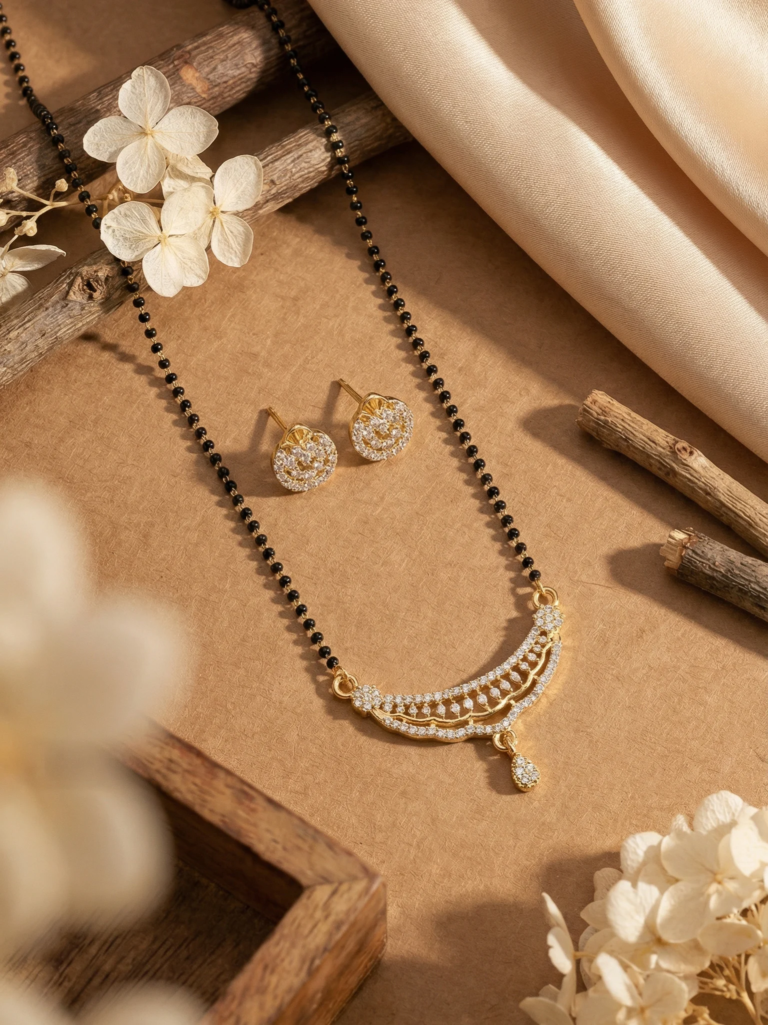 Stone Studded Mangalsutra - Image 5