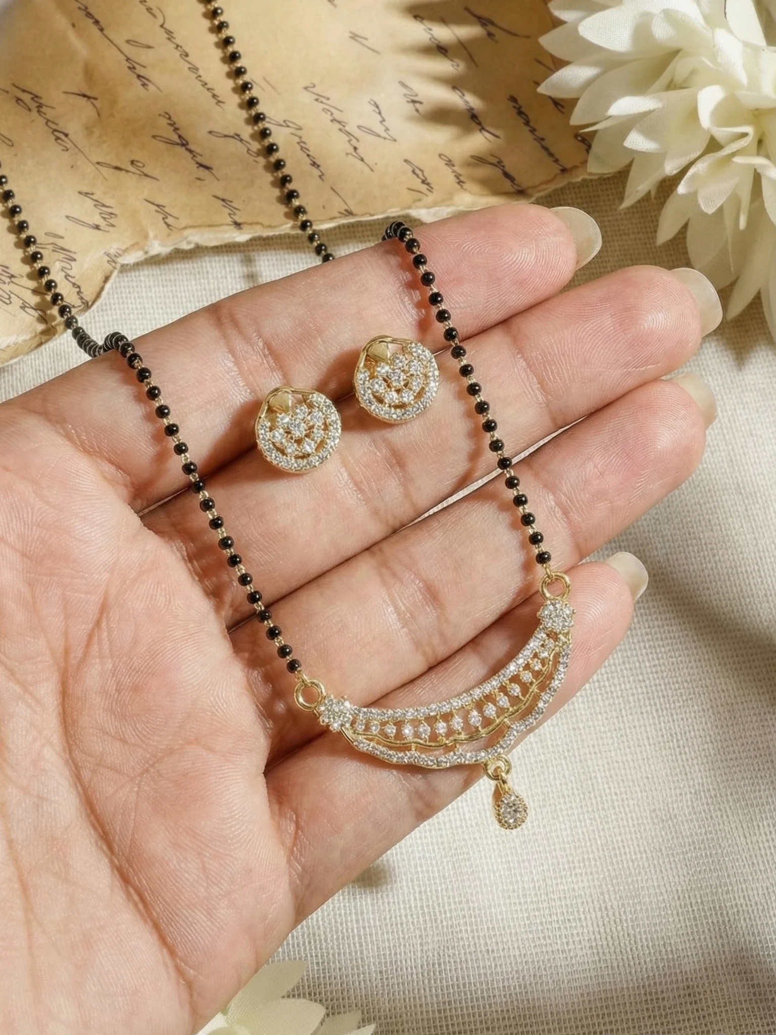 Stone Studded Mangalsutra - Image 6