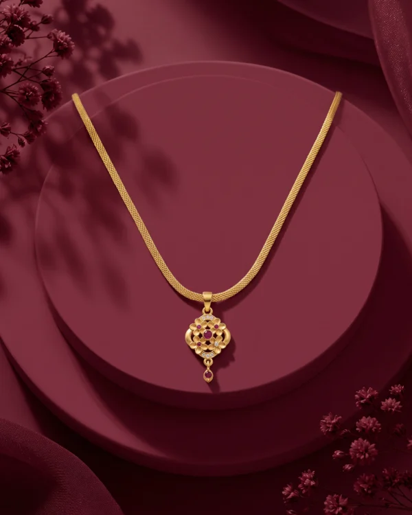 Gold Chain with Pendant