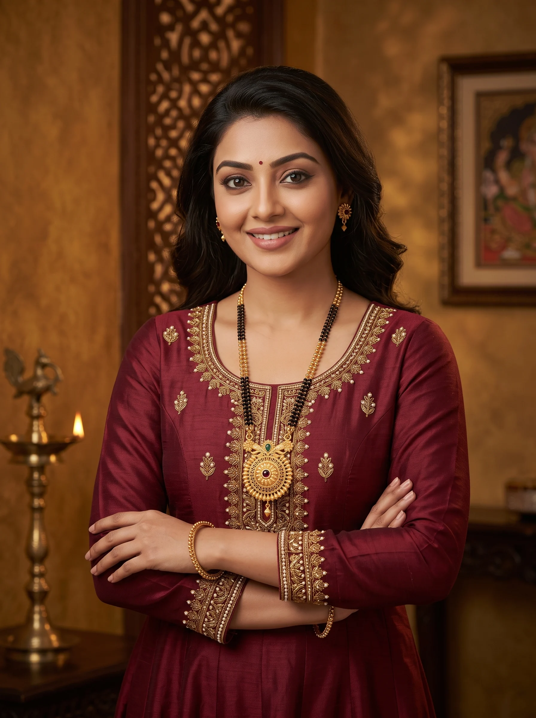 Royal Antique Mangalsutra Set - Image 3