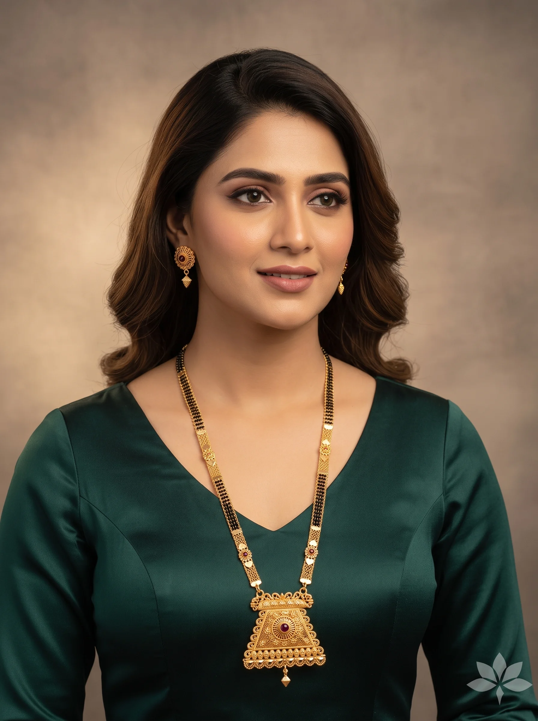 Heritage Gold-Plated Designer Mangalsutra Set - Image 4