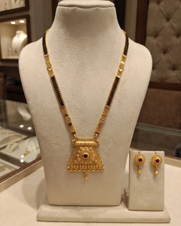 Heritage Gold-Plated Designer Mangalsutra Set